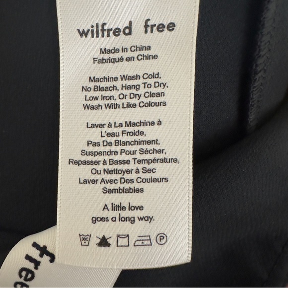 Aritzia Wilfred Free Daria Pant in Black Size 10 - Picture 13 of 13